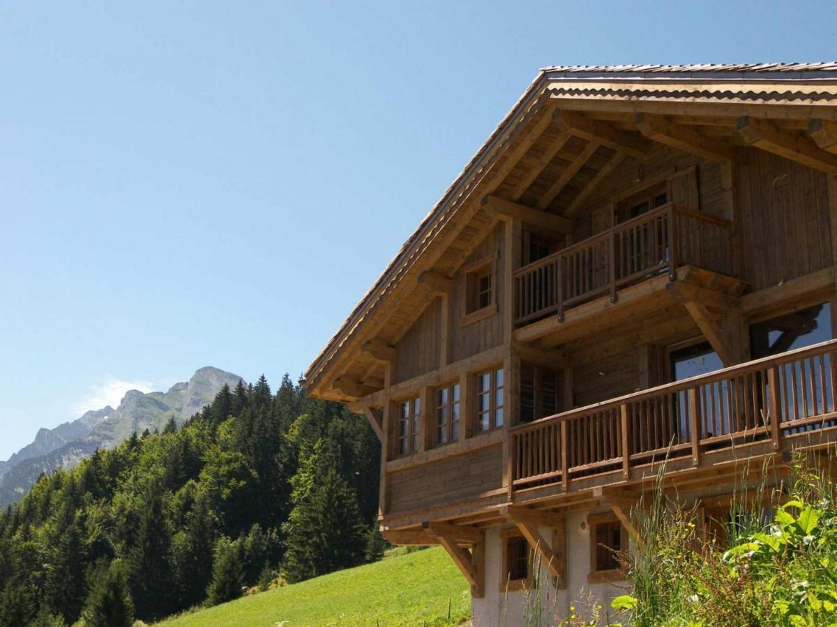 Chalet Pour 8 Avec Cheminee, Proche Des Pistes, Wifi, Garage, Non Fumeur - Fr-1-304-110 La Clusaz Exterior foto